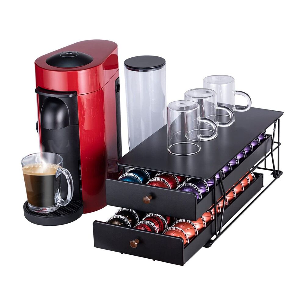 Nespresso Vertuo Pod Holder Pods Holder for Vertuoline Capsules (60 pods-2tiers)